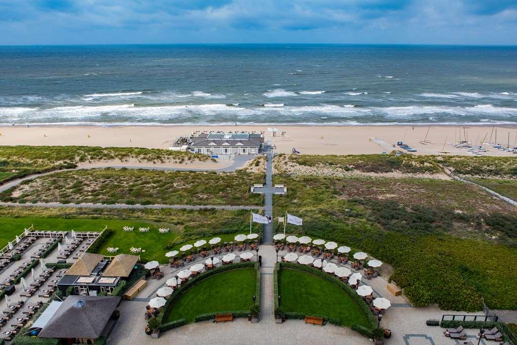 Grand Hotel Huis Ter Duin Noordwijk Exterior photo Aerial view of the beach